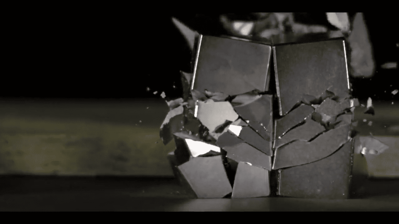 collision of magnets